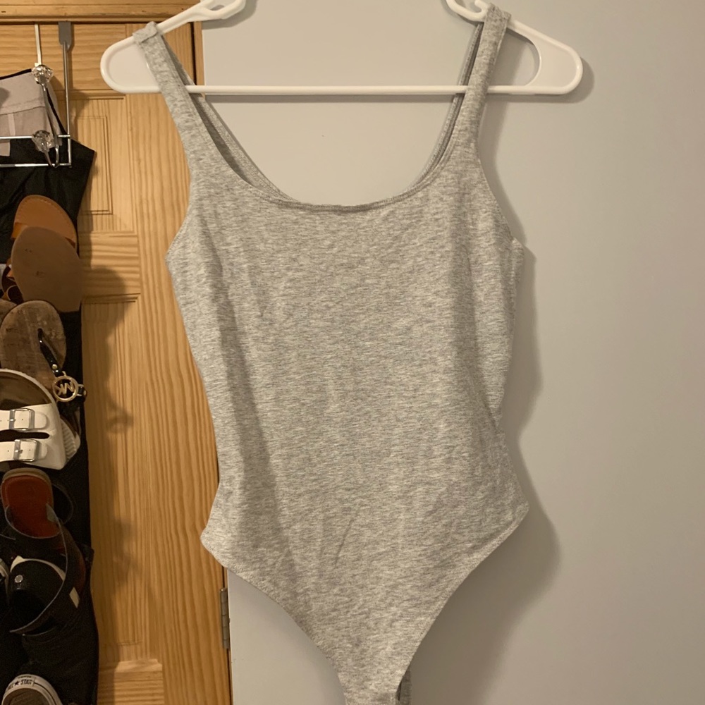 Grey bodysuit